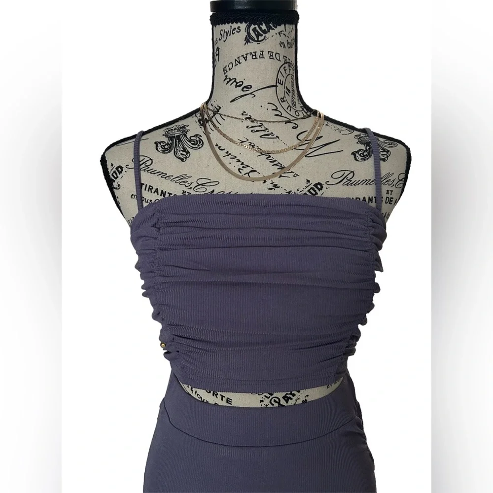 NWT Sexy Two-Piece Skirt Set | Bandage Fit | Ruching Detail | S–L - Picture 2 of 8